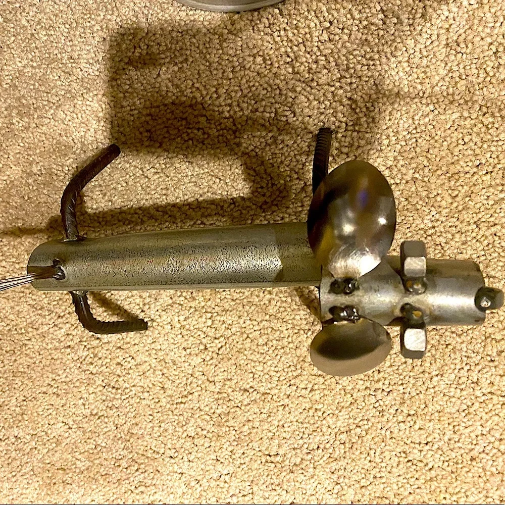 Art piece made using various metal items. Bought at art show. 🐕 - Picture 3 of 3